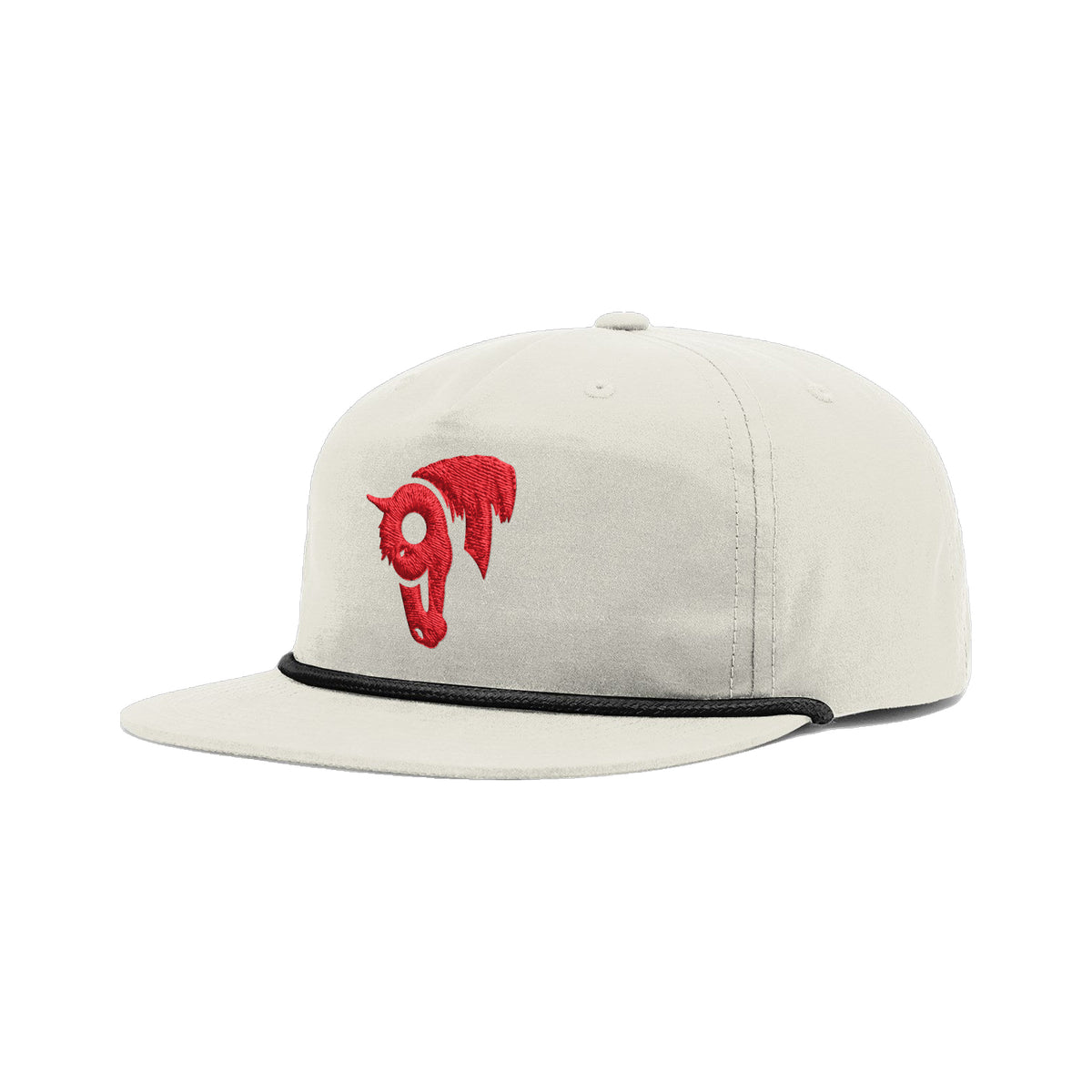 9T Horse Richardson 256 Hat / Birch/Black / angle on white