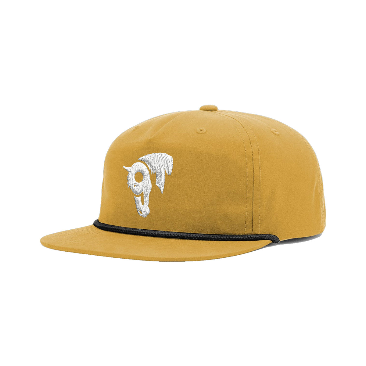 9T Horse Richardson 256 Hat / Biscuit/Black / angle on white