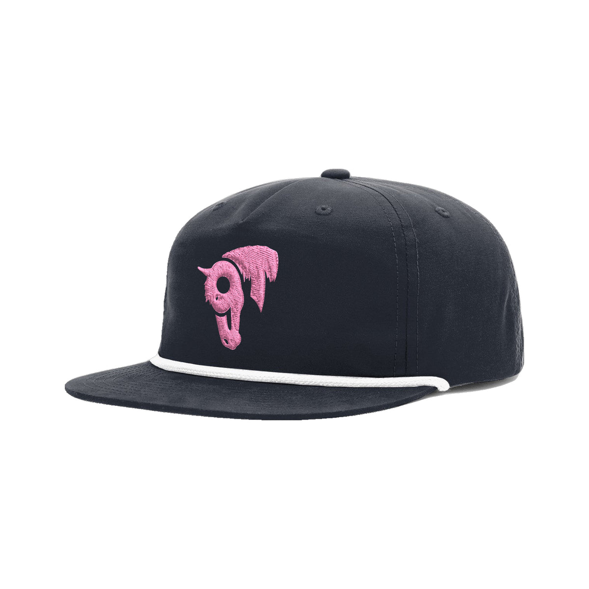 9T Horse Richardson 256 Hat / Midnight Navy/White / angle on white