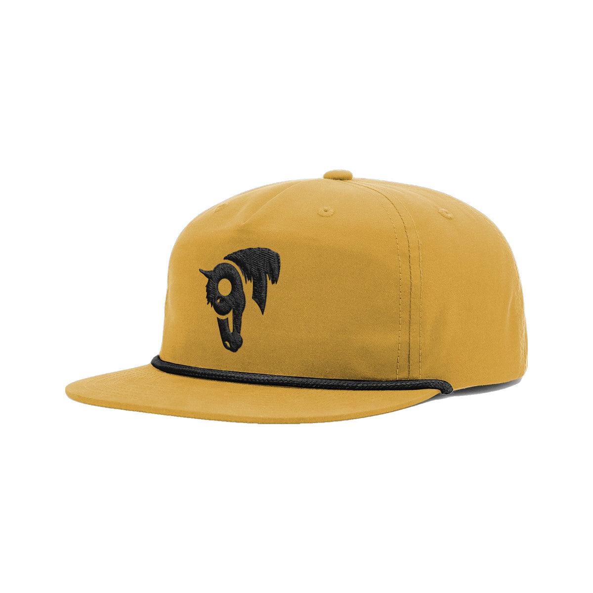 9T Horse Richardson 256 Hat / Biscuit/Black / angle on white
