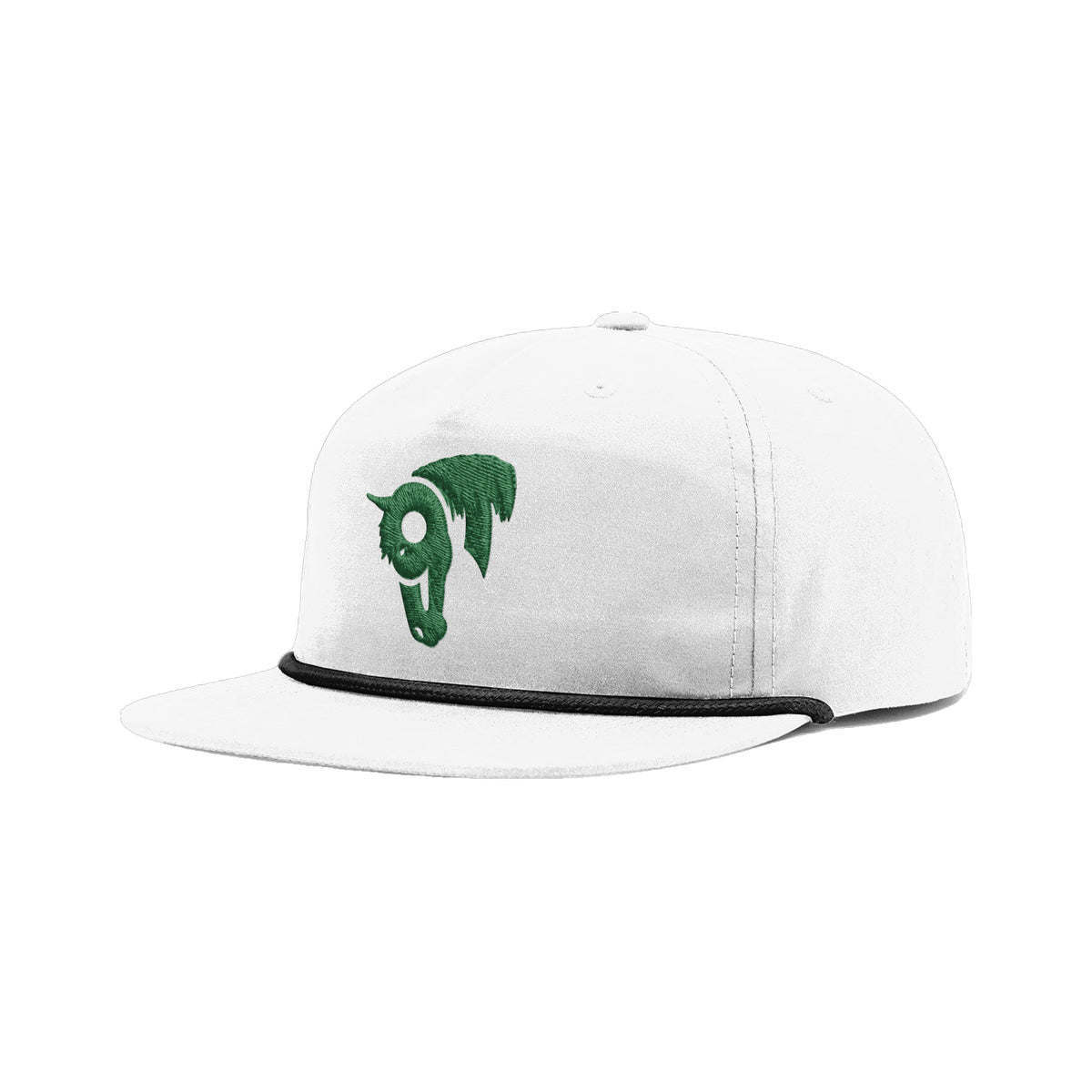 9T Horse Richardson 256 Hat / White/Black / angle on white
