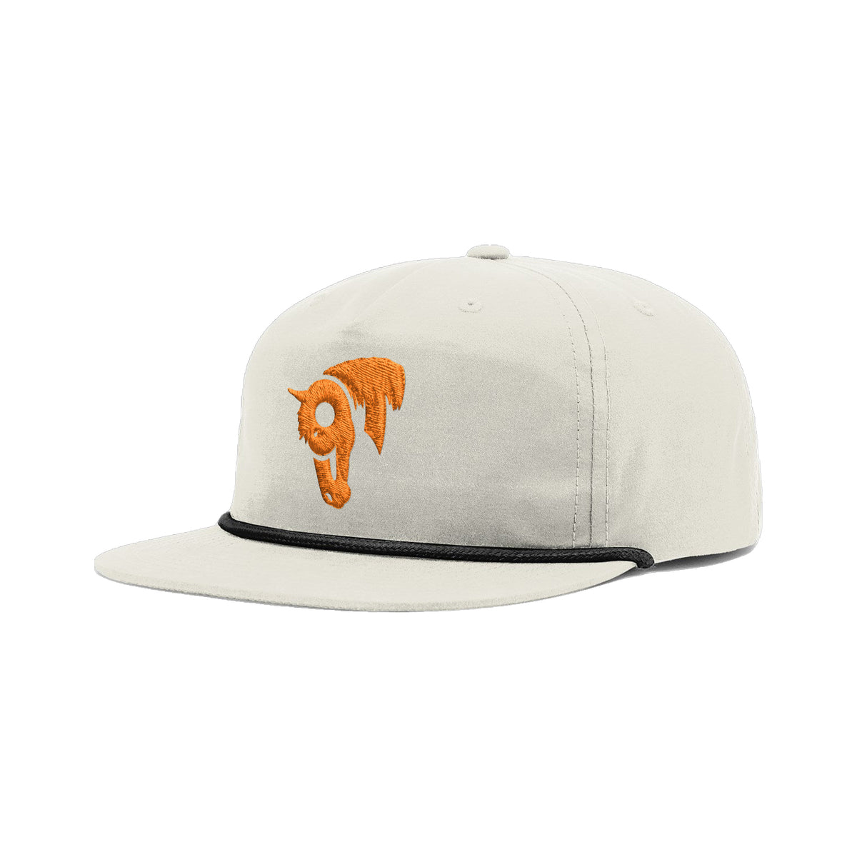 9T Horse Richardson 256 Hat / Birch/Black / angle on white