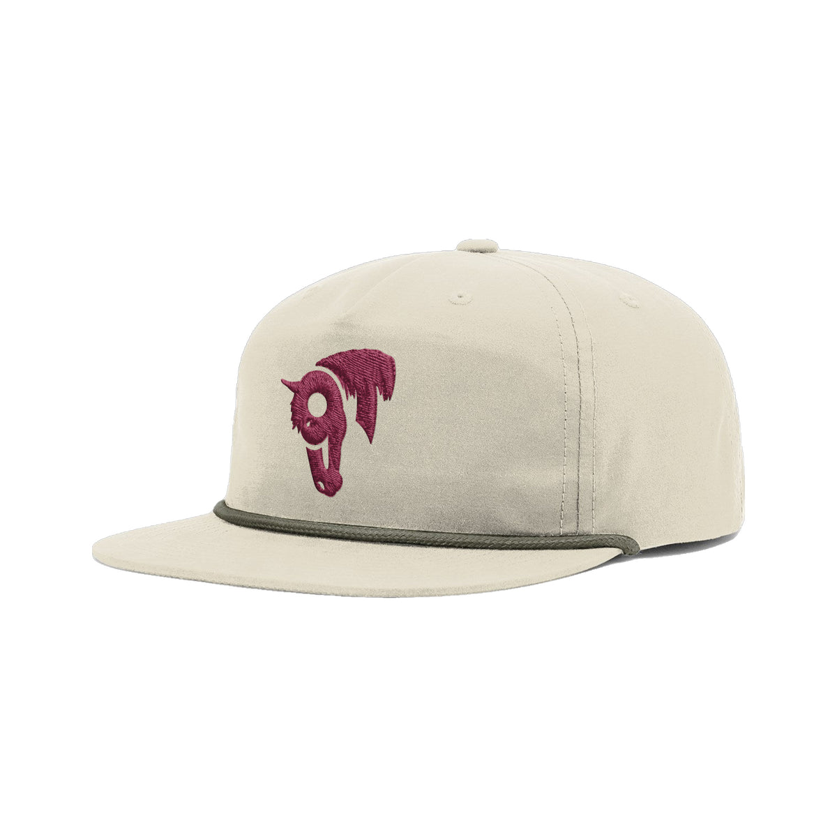 9T Horse Richardson 256 Hat / Sand Dune/Loden / angle on white