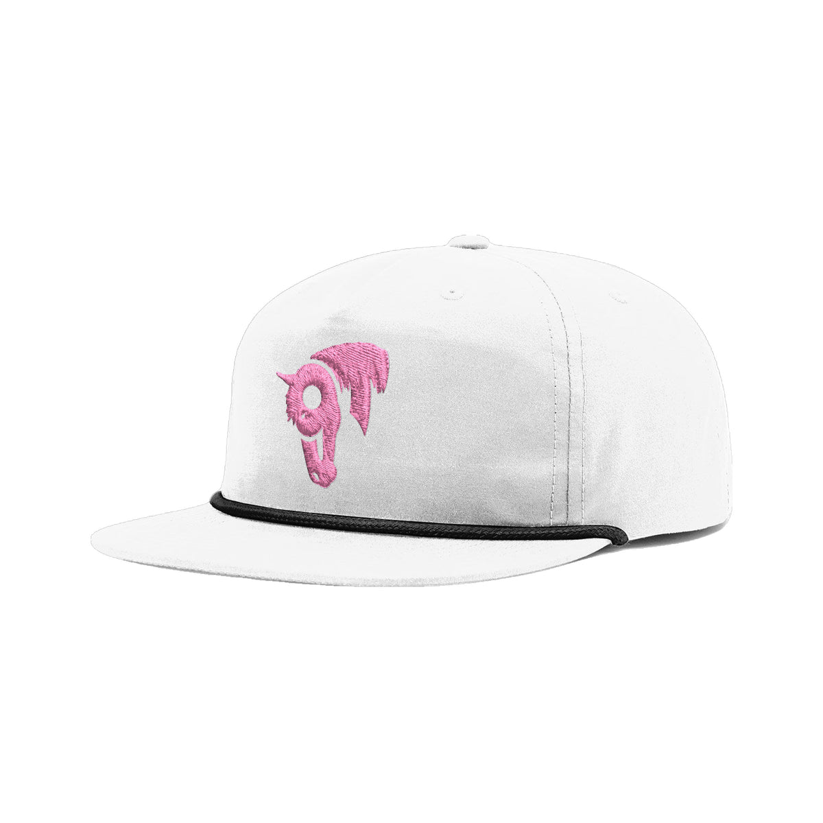 9T Horse Richardson 256 Hat / White/Black / angle on white