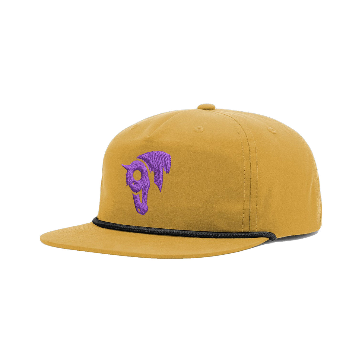 9T Horse Richardson 256 Hat / Biscuit/Black / angle on white