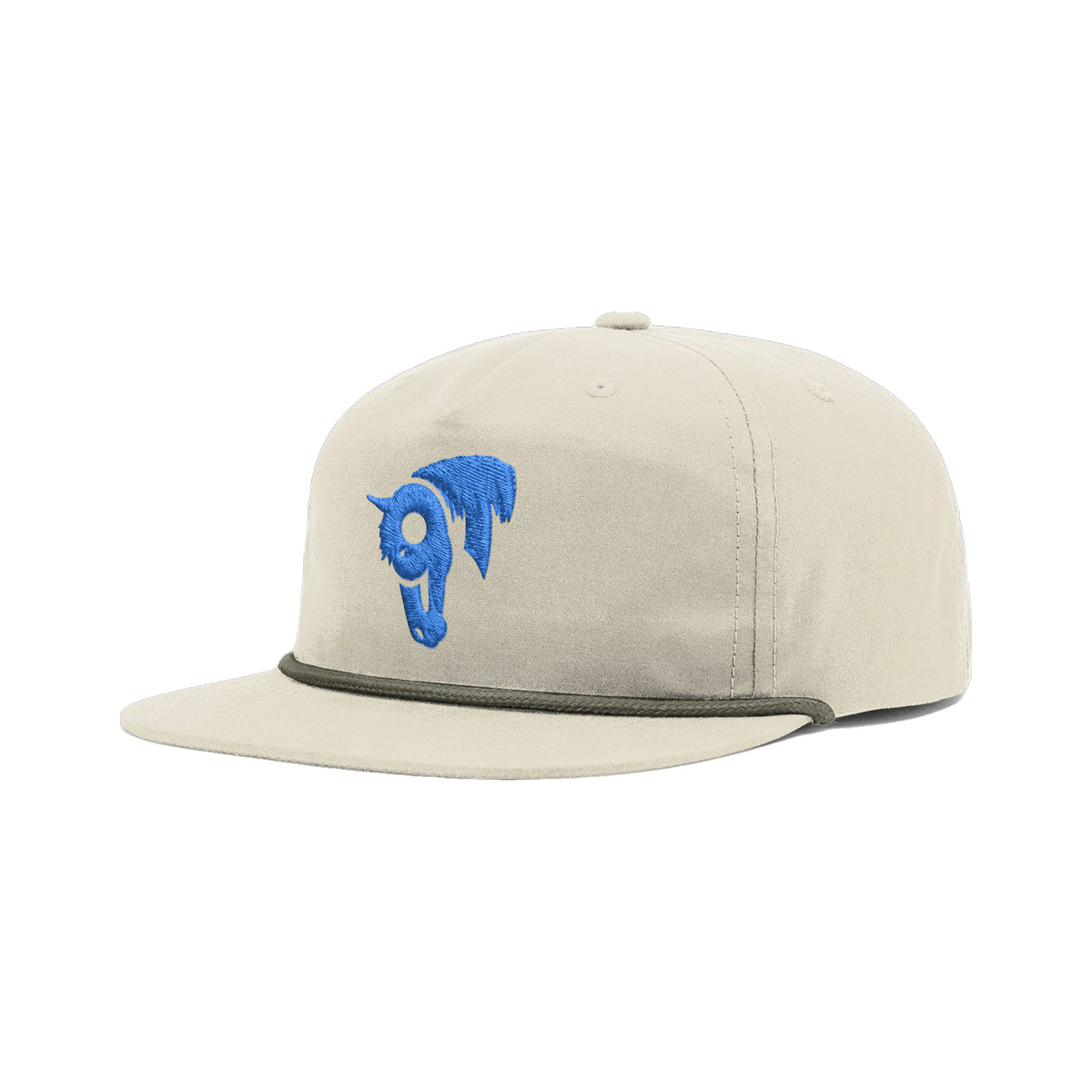 9T Horse Richardson 256 Hat / Sand Dune/Loden / angle on white