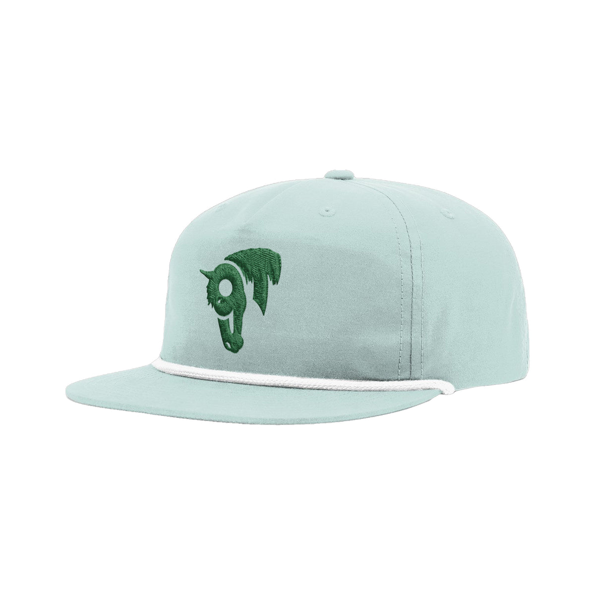 9T Horse Richardson 256 Hat / Dusty Blue/White / angle on white