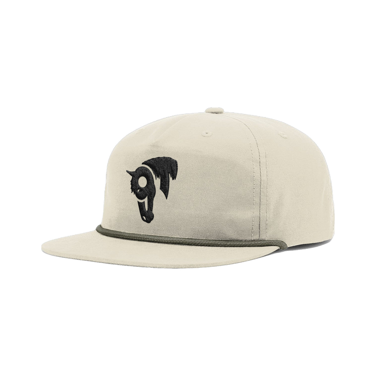 9T Horse Richardson 256 Hat / Sand Dune/Loden / angle on white