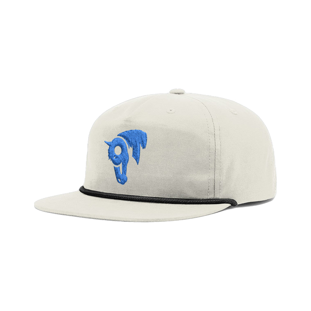 9T Horse Richardson 256 Hat / Birch/Black / angle on white