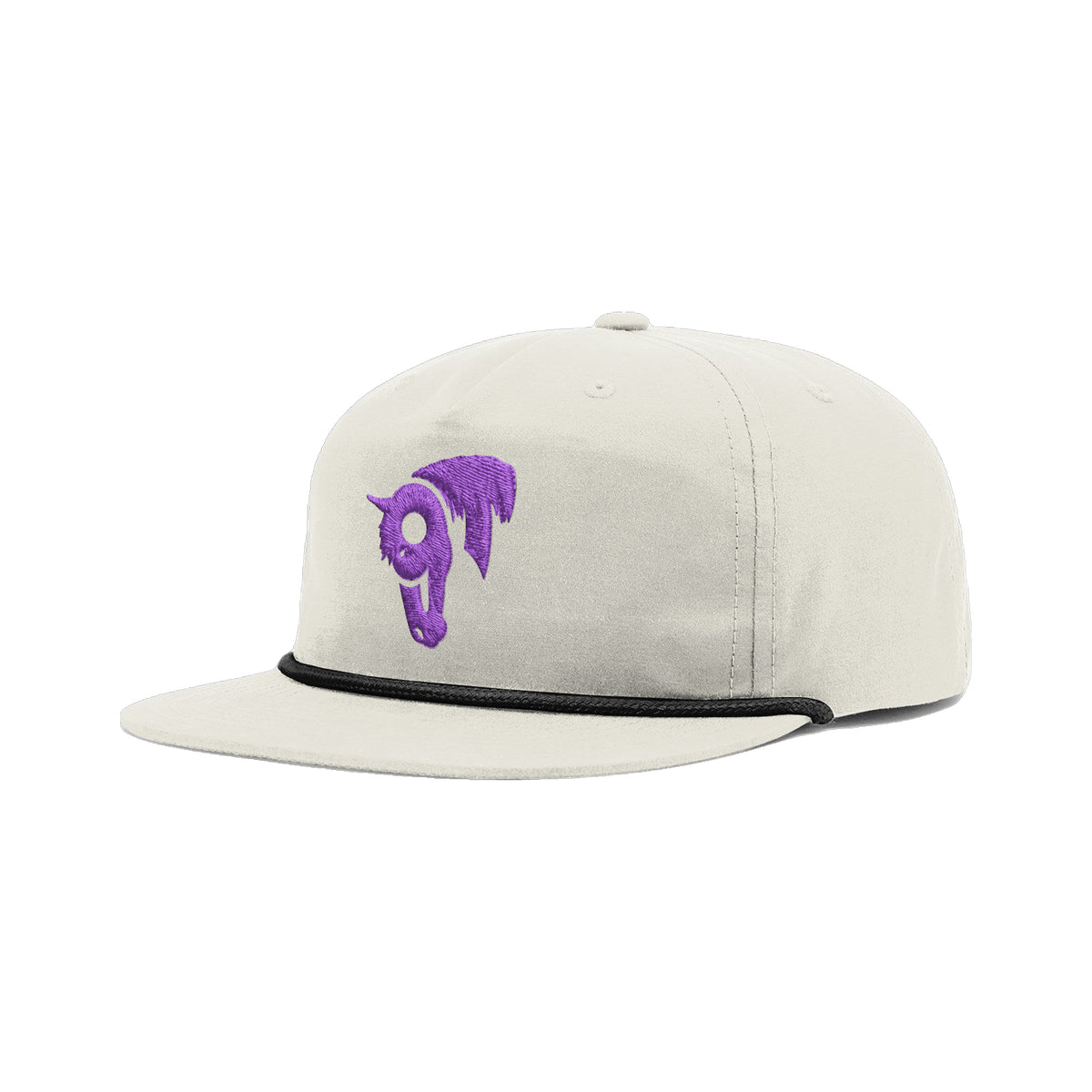 9T Horse Richardson 256 Hat / Birch/Black / angle on white