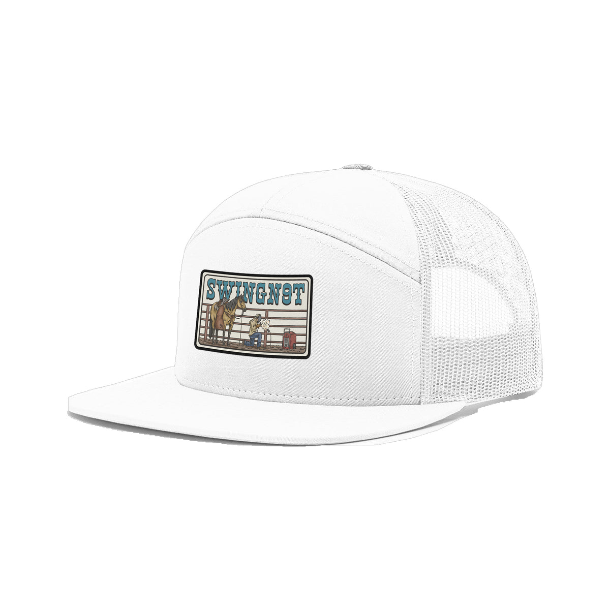 Welder Patch Richardson 168 Hat / White / angle on white