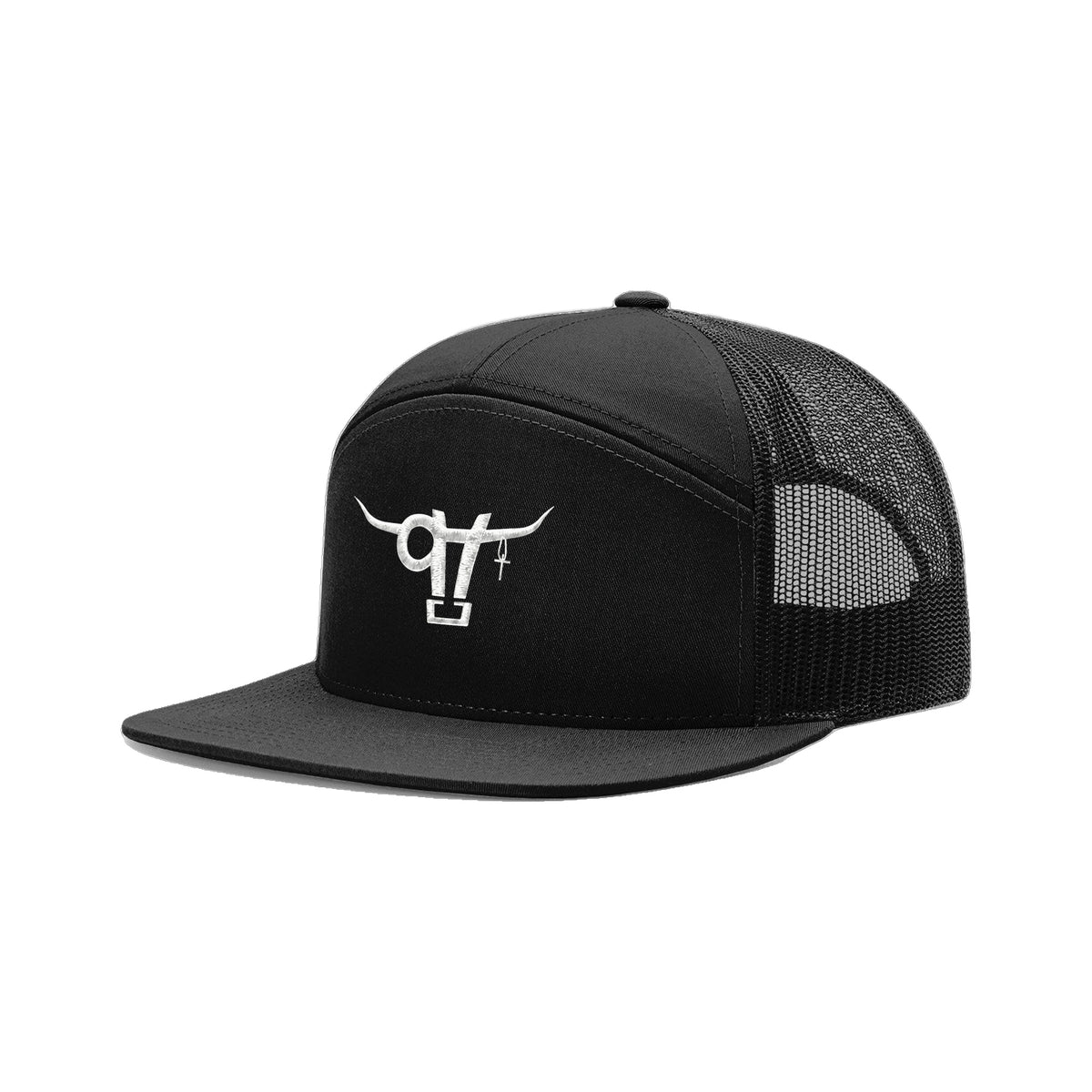 SwingN9T Bull Richardson 168 Hat / Black / angle on white