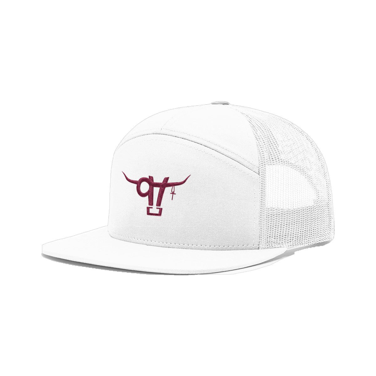 SwingN9T Bull Richardson 168 Hat / White / angle on white