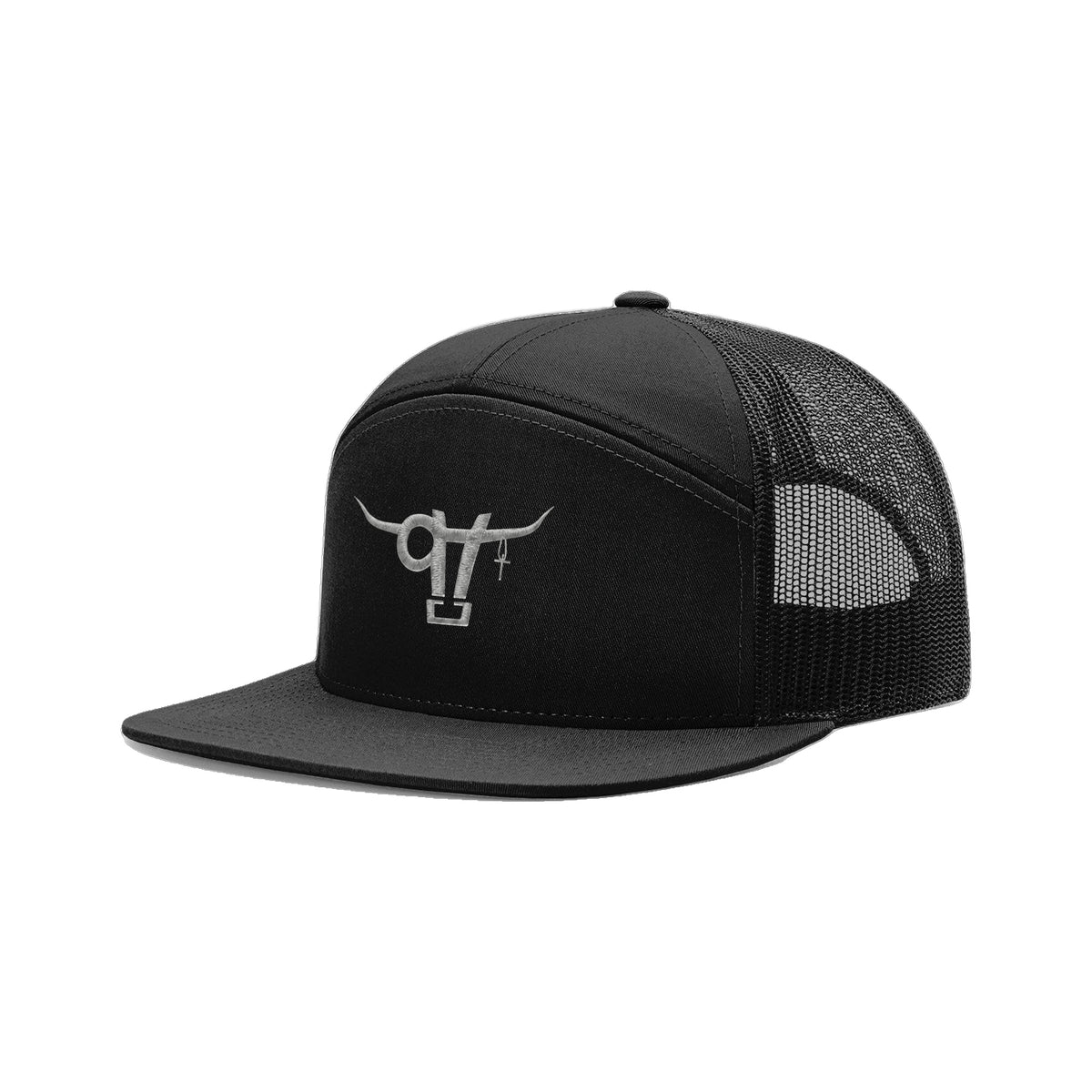 SwingN9T Bull Richardson 168 Hat / Black / angle on white