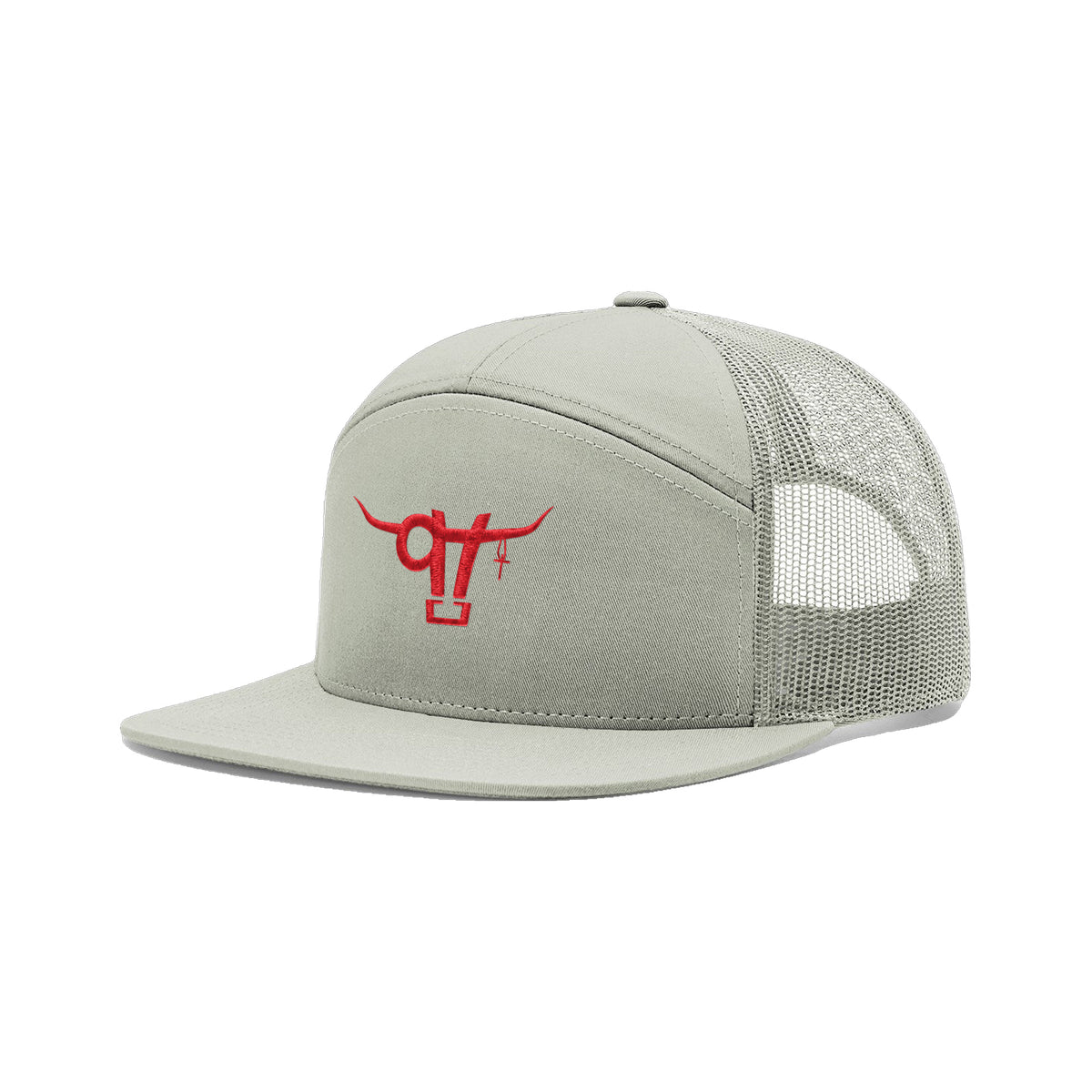 SwingN9T Bull Richardson 168 Hat / Quarry / angle on white