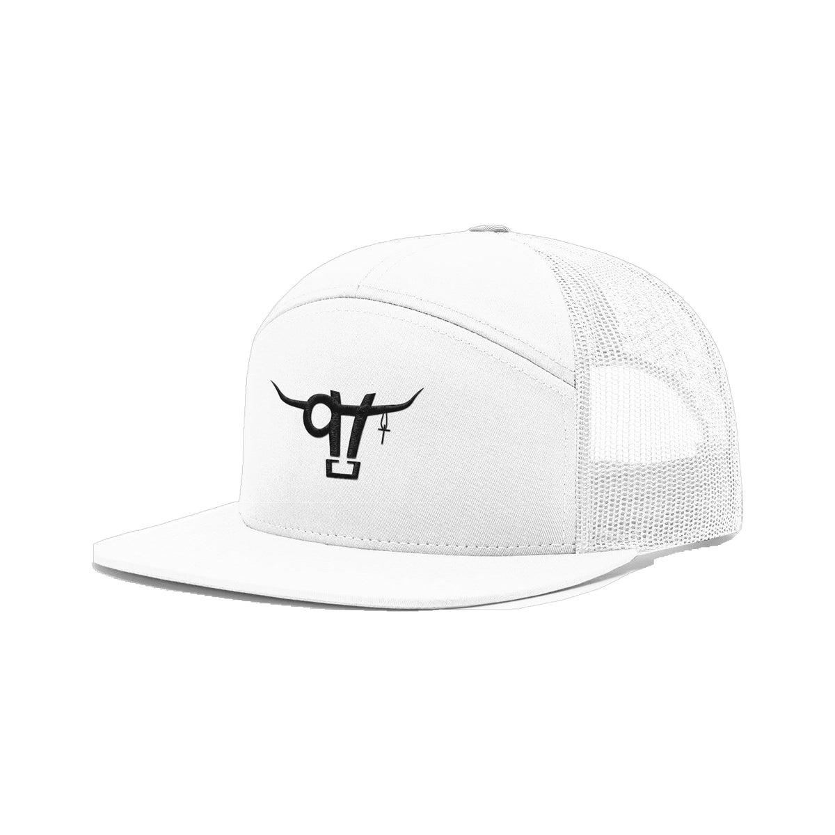 SwingN9T Bull Richardson 168 Hat / White / angle on white