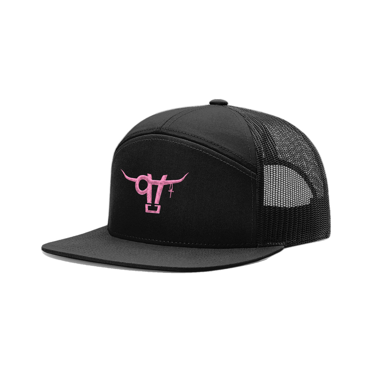 SwingN9T Bull Richardson 168 Hat / Black / angle on white