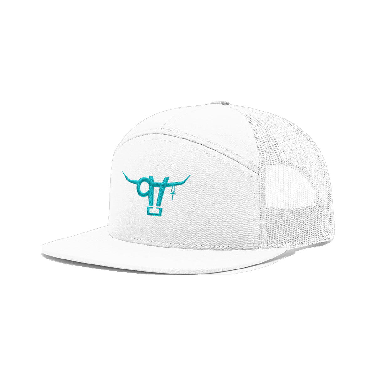 SwingN9T Bull Richardson 168 Hat / White / angle on white