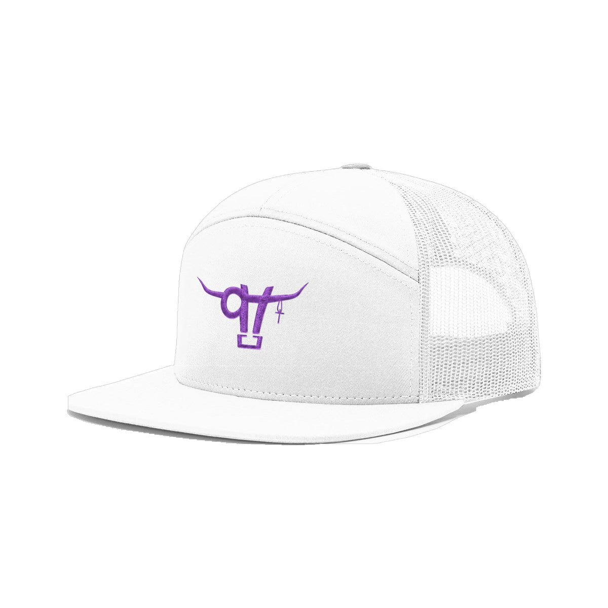 SwingN9T Bull Richardson 168 Hat / White / angle on white