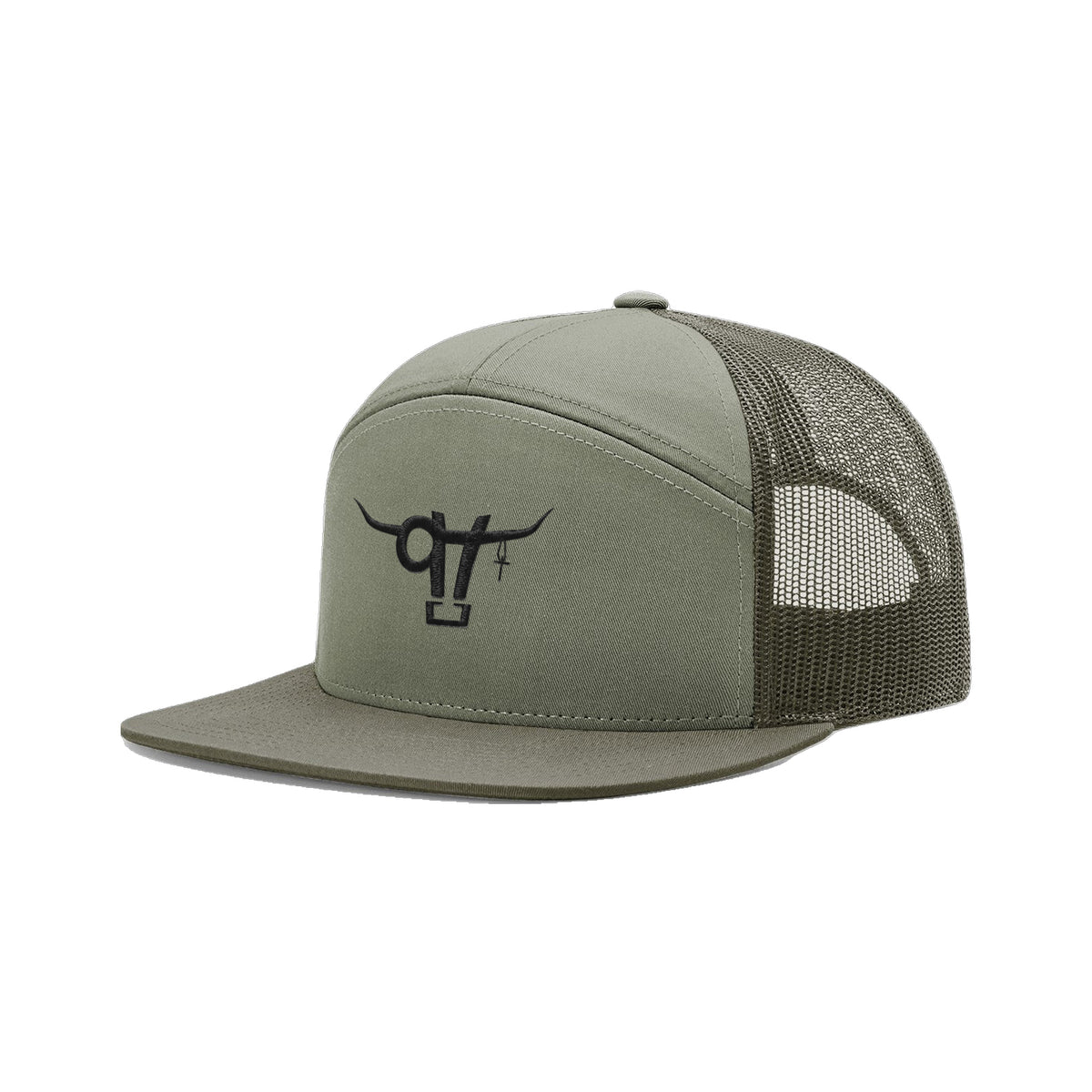 SwingN9T Bull Richardson 168 Hat / Loden / angle on white