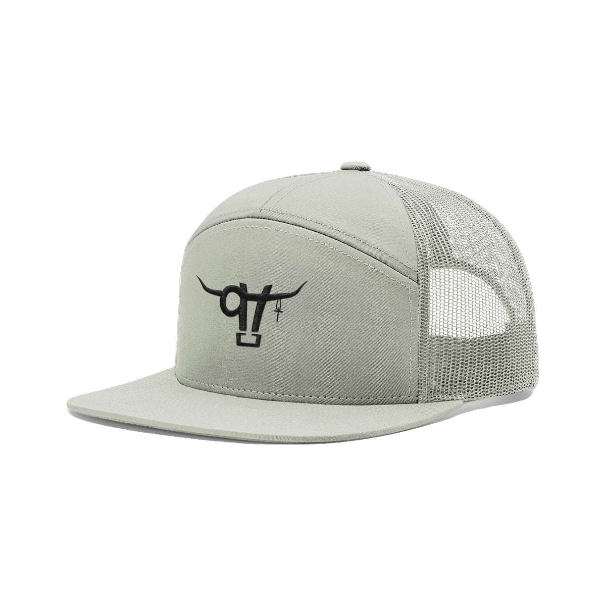SwingN9T Bull Richardson 168 Hat / Quarry / angle on white