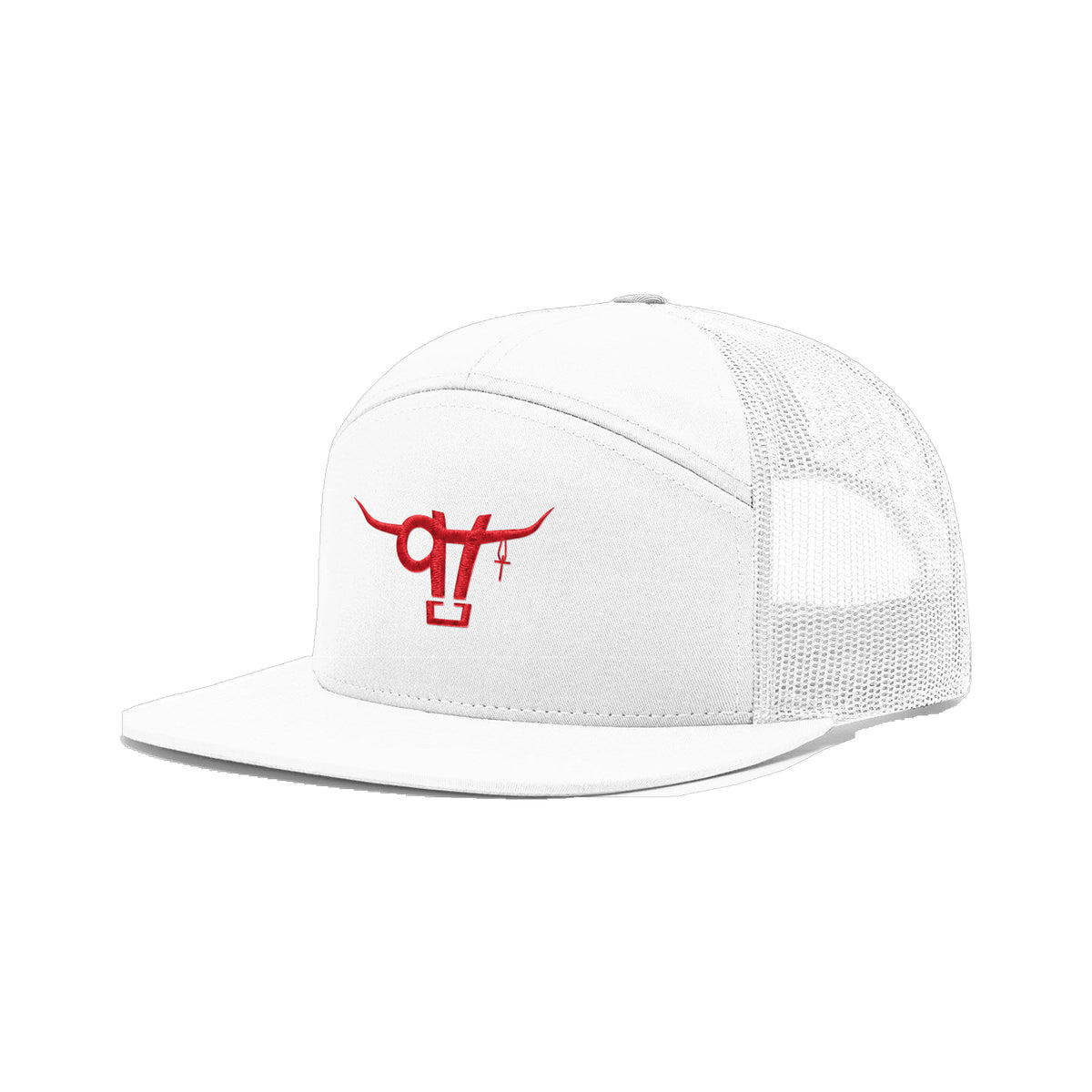 SwingN9T Bull Richardson 168 Hat / White / angle on white