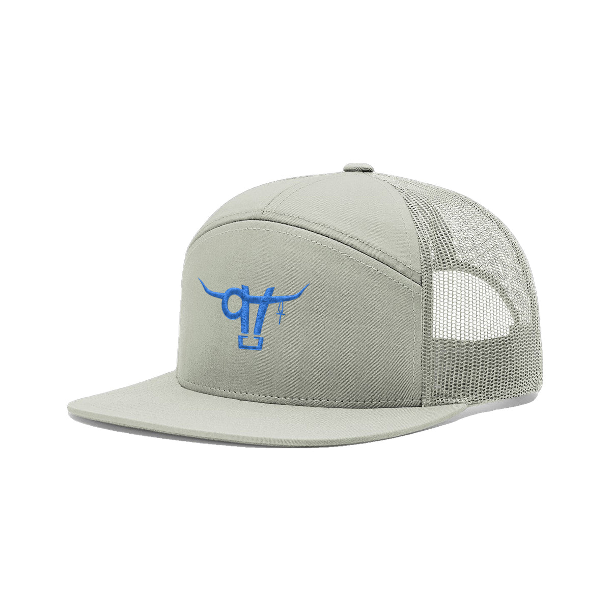 SwingN9T Bull Richardson 168 Hat / Quarry / angle on white