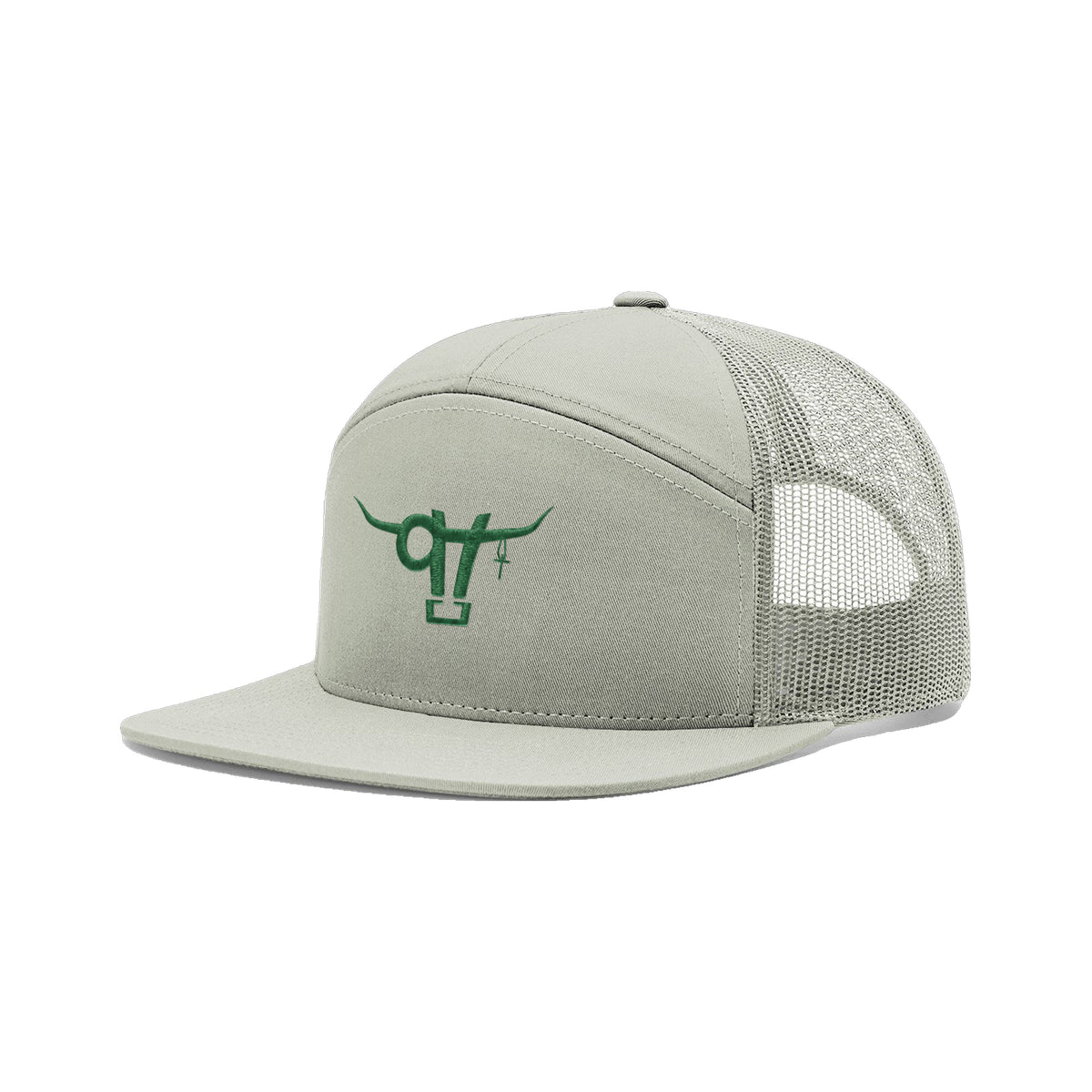 SwingN9T Bull Richardson 168 Hat / Quarry / angle on white