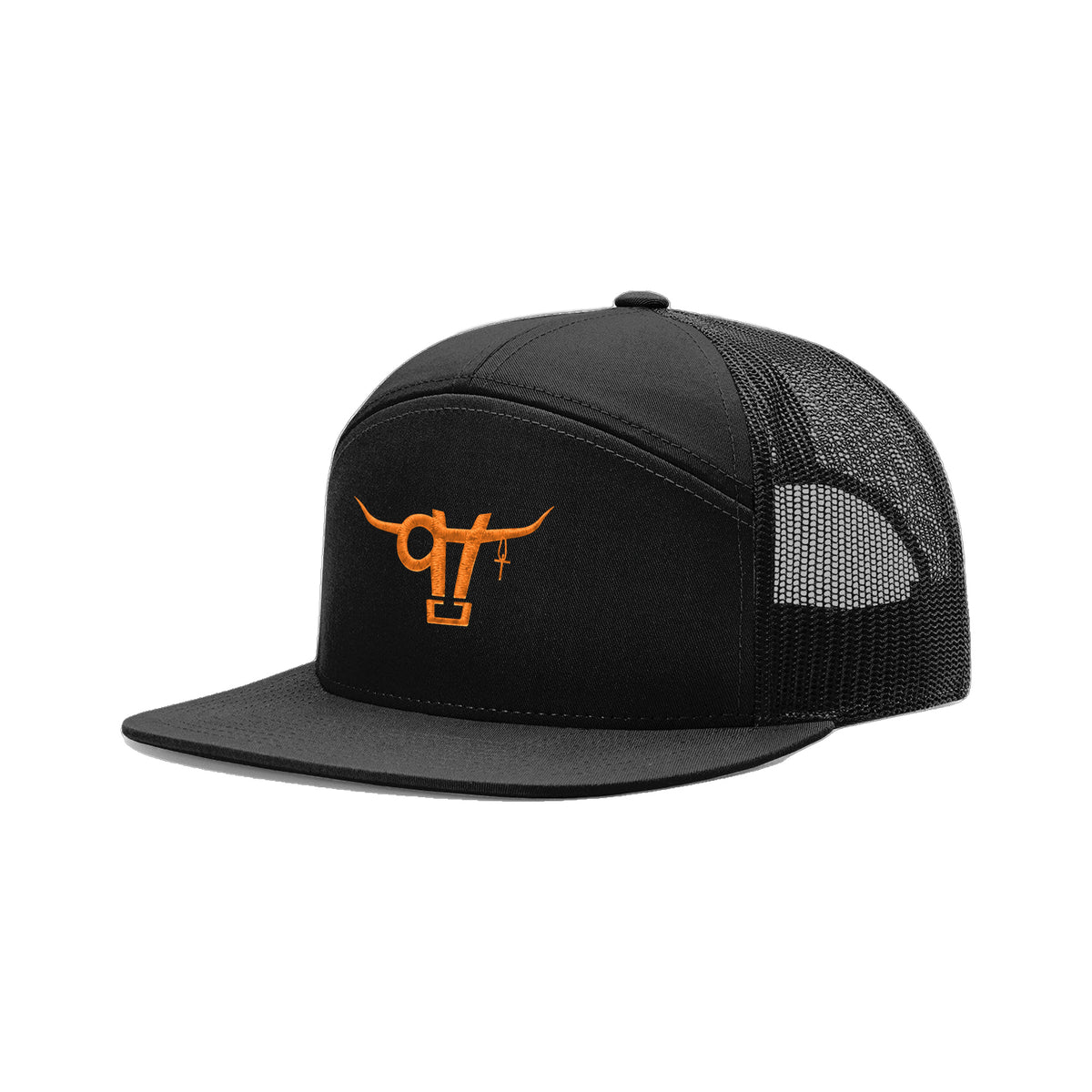 SwingN9T Bull Richardson 168 Hat / Black / angle on white