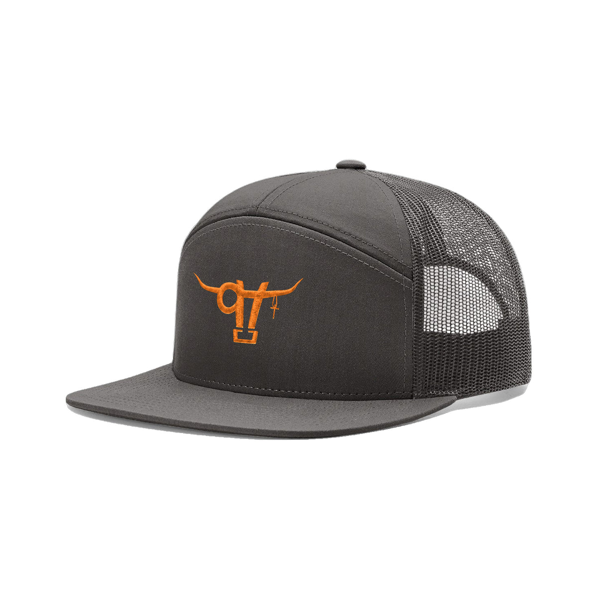 SwingN9T Bull Richardson 168 Hat / Charcoal / angle on white