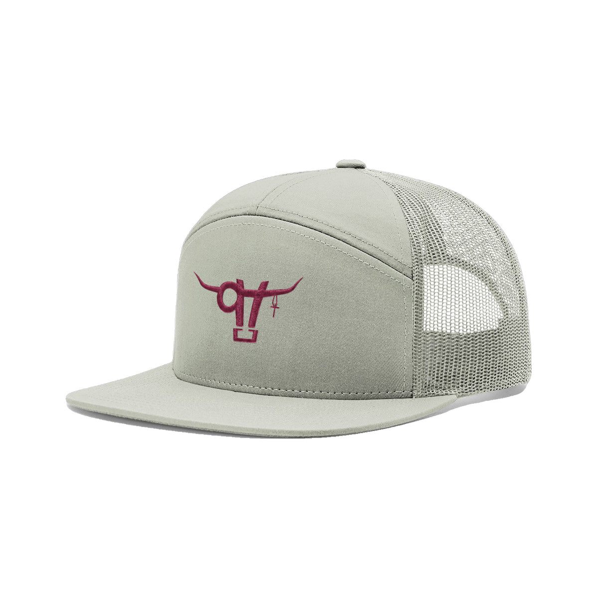 SwingN9T Bull Richardson 168 Hat / Quarry / angle on white