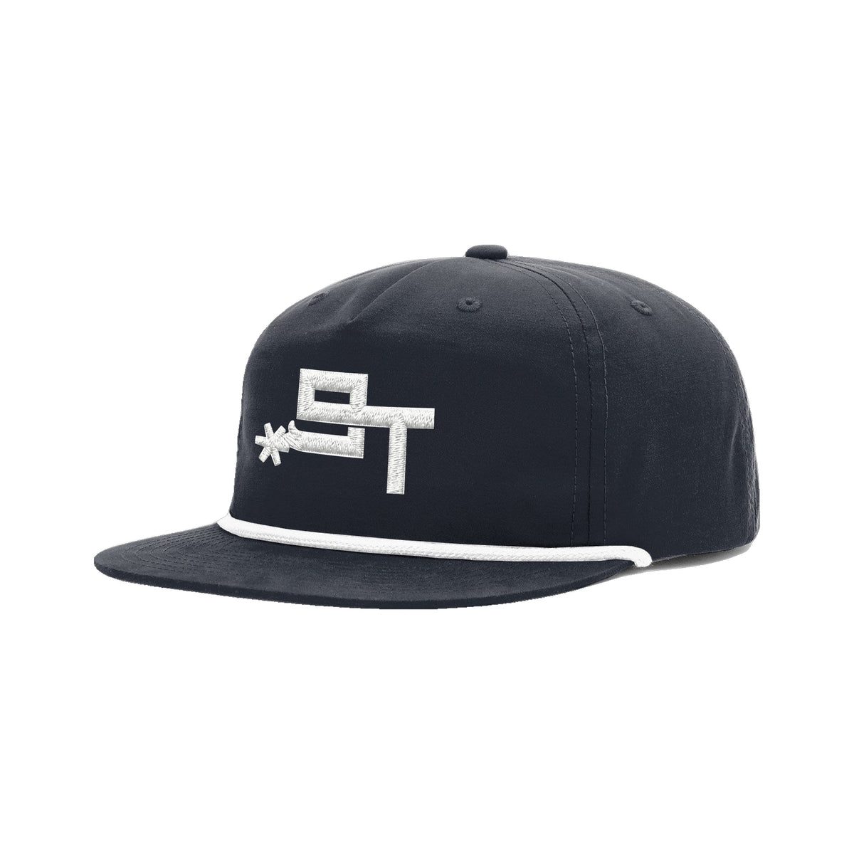 9T Spur Richardson 256 Hat / Midnight Navy/White / angle on white