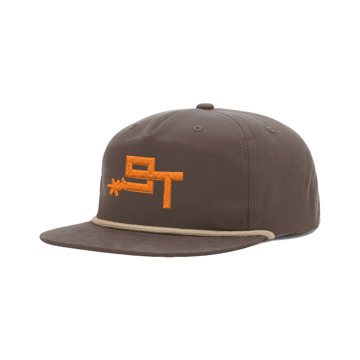 9T Spur Richardson 256 Hat / Dark Mocha/Khaki / angle on white