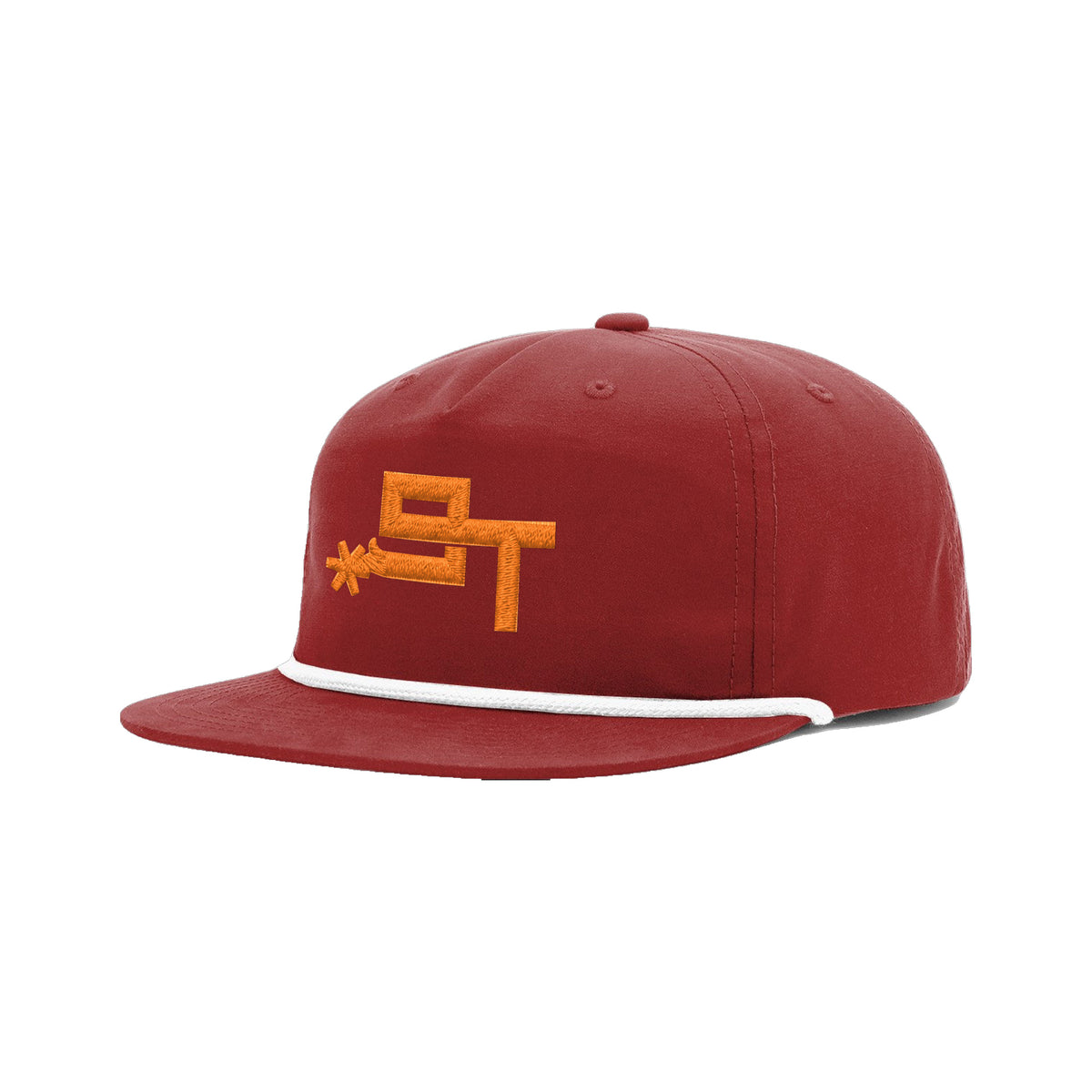 9T Spur Richardson 256 Hat / Cardinal/White / angle on white