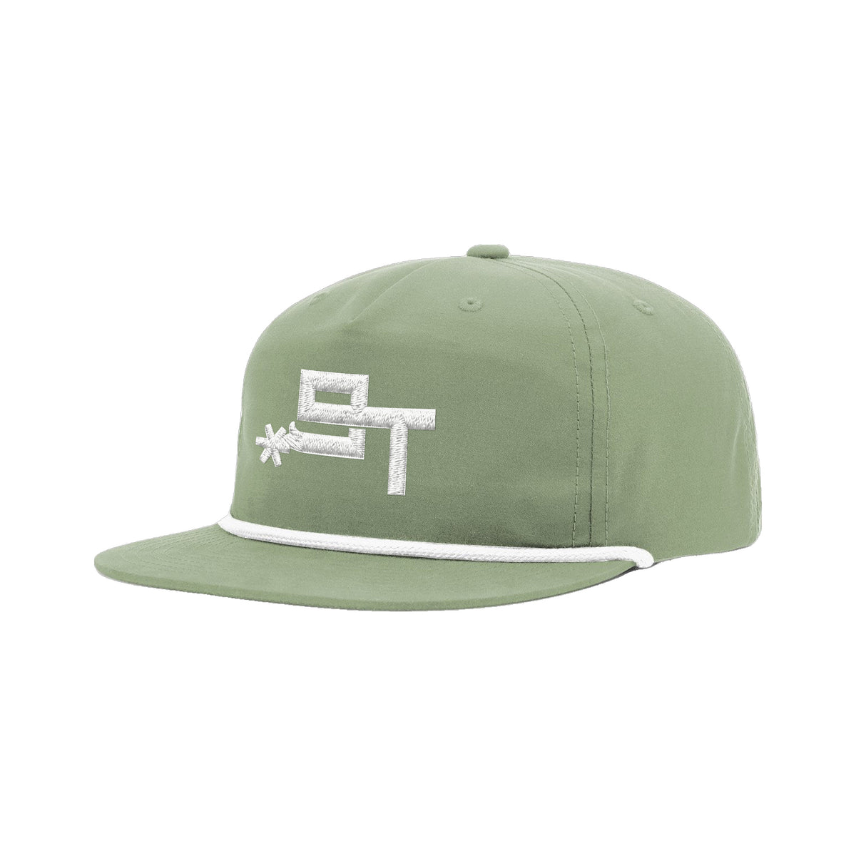 9T Spur Richardson 256 Hat / Sage/White / White / angle on white