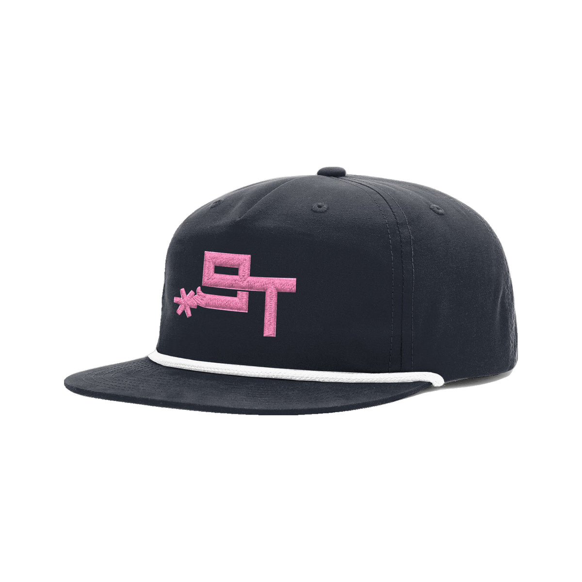 9T Spur Richardson 256 Hat / Midnight Navy/White / angle on white