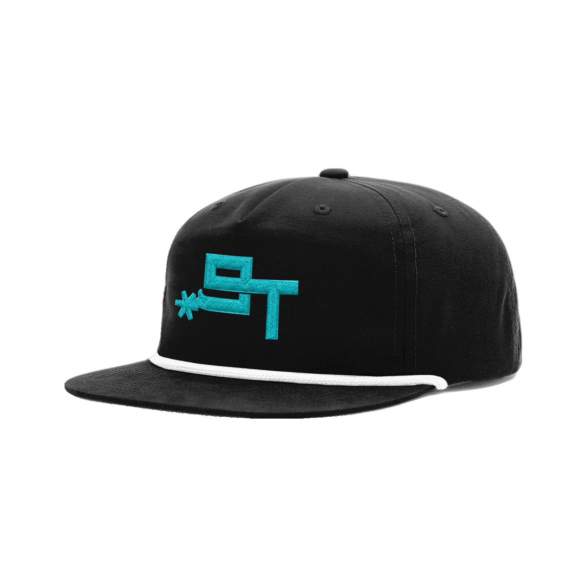9T Spur Richardson 256 Hat / Black/White / angle on white