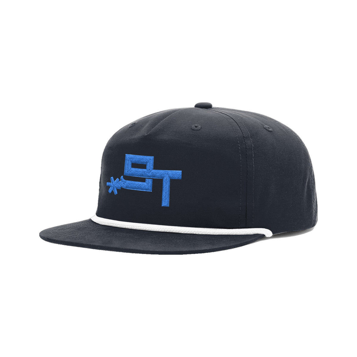 9T Spur Richardson 256 Hat / Midnight Navy/White / angle on white