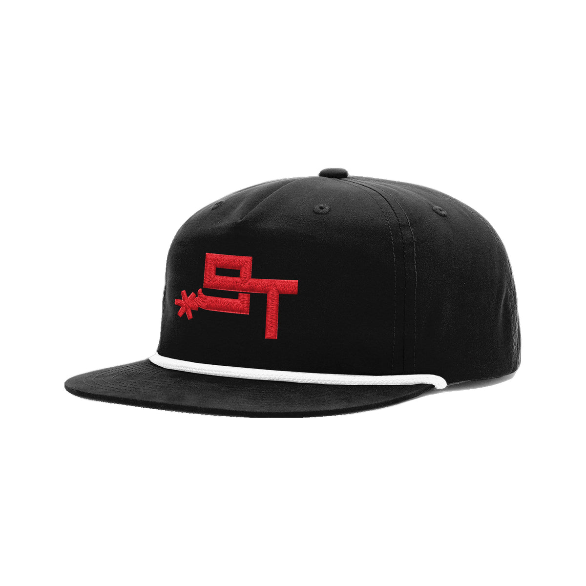 9T Spur Richardson 256 Hat / Black/White / angle on white