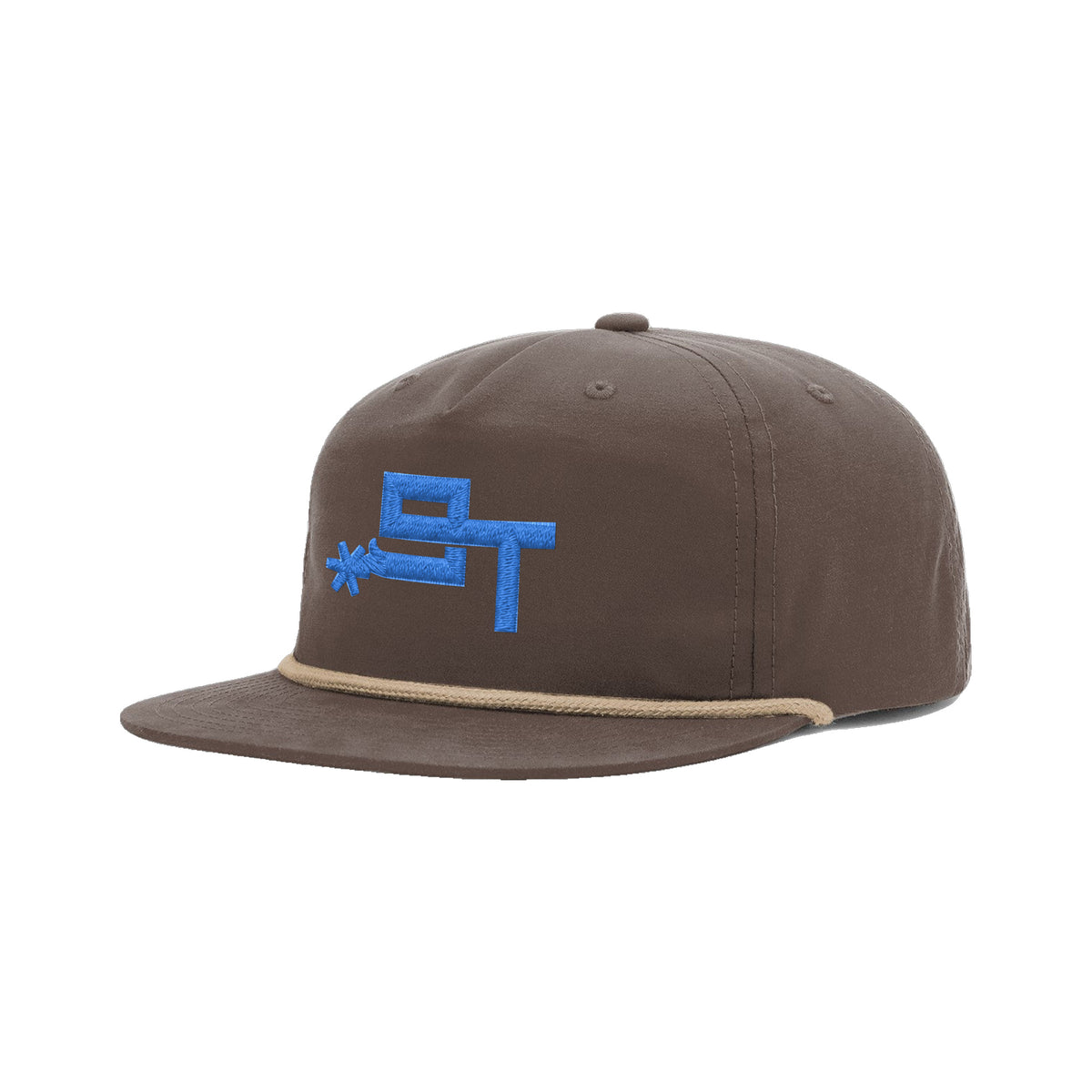 9T Spur Richardson 256 Hat / Dark Mocha/Khaki / angle on white