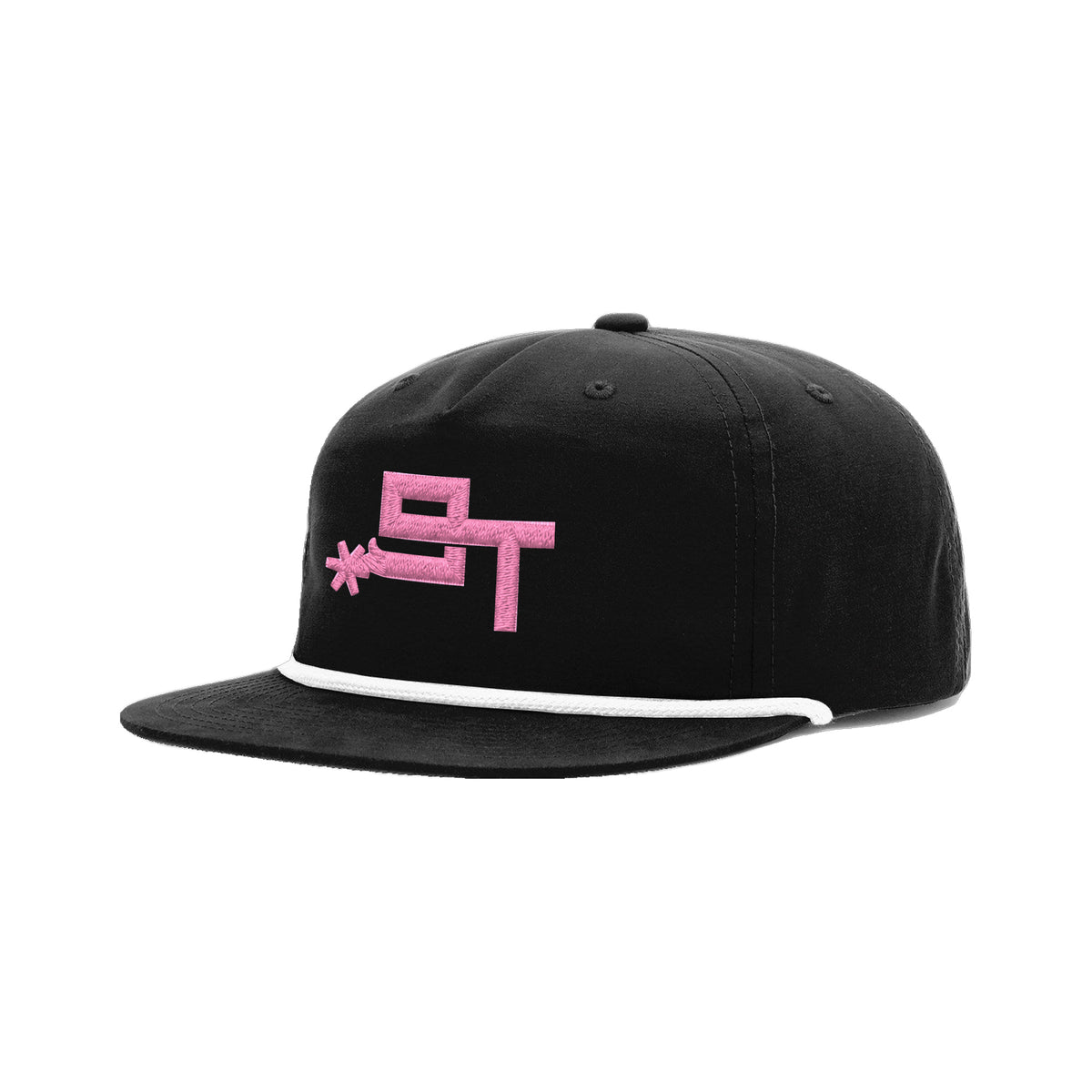 9T Spur Richardson 256 Hat / Black/White / angle on white