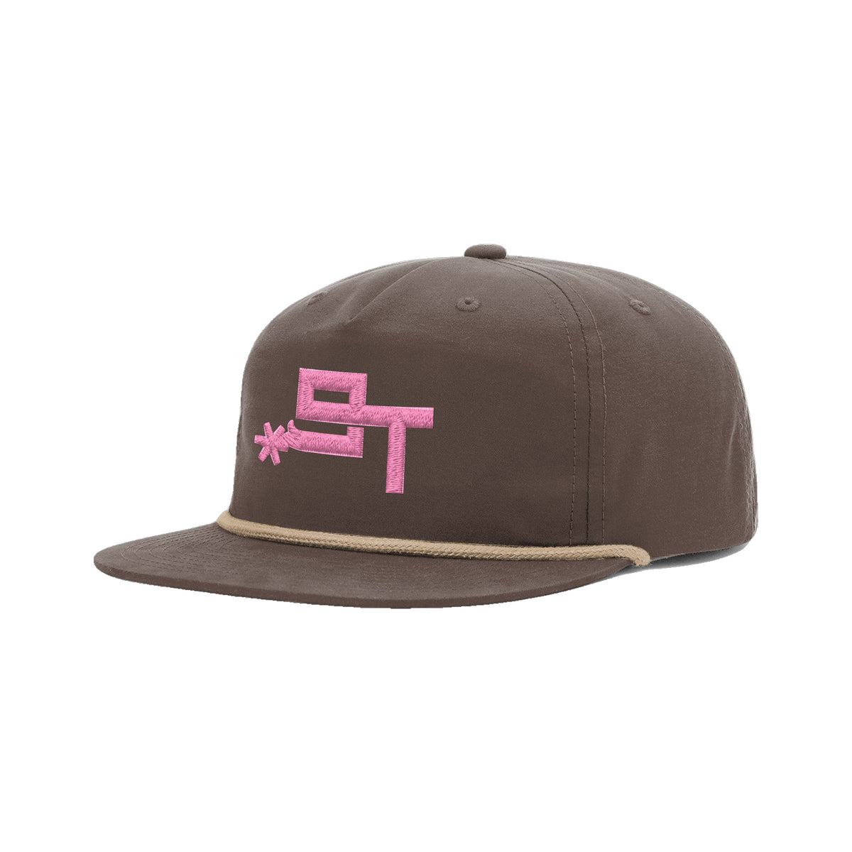 9T Spur Richardson 256 Hat / Dark Mocha/Khaki / angle on white