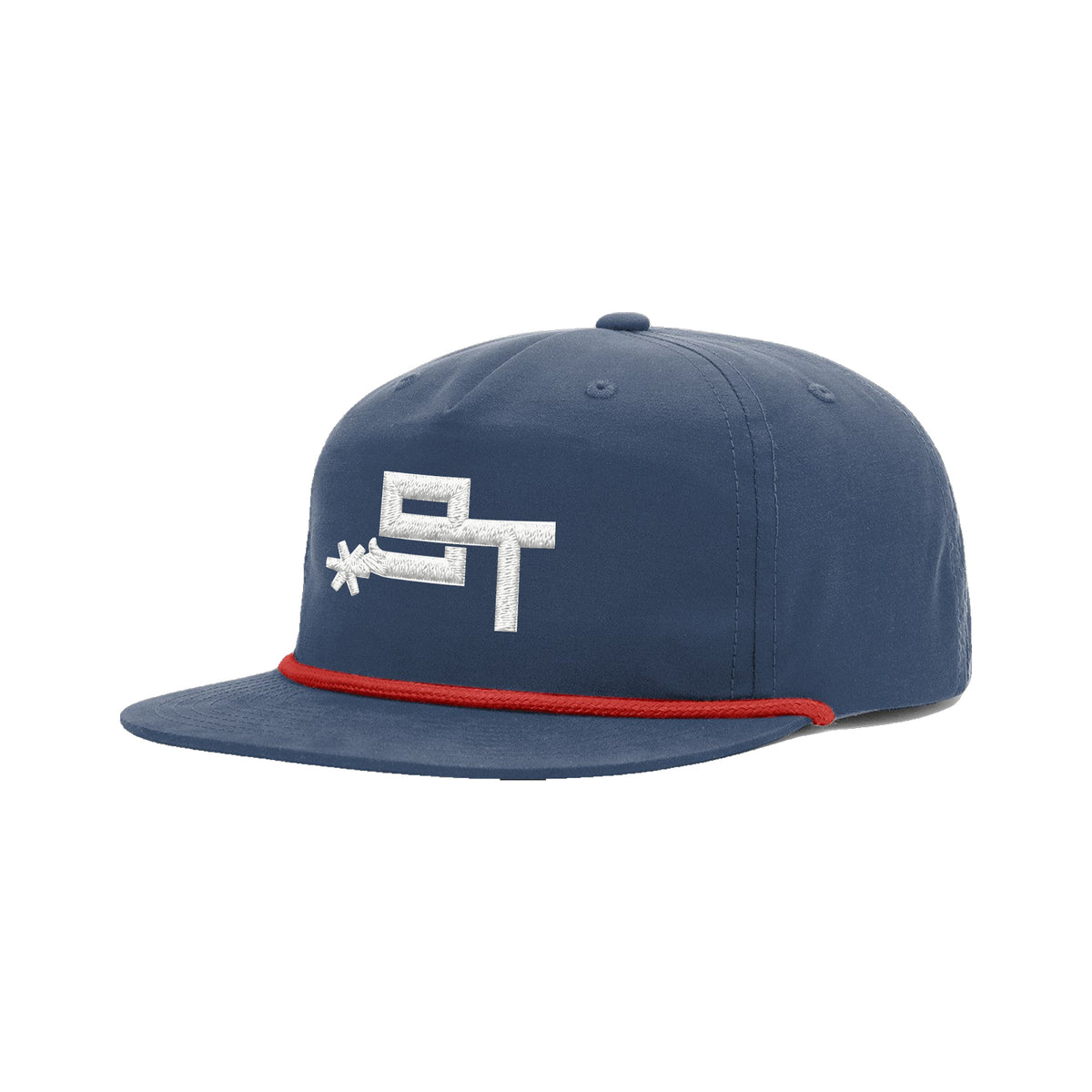 9T Spur Richardson 256 Hat / Navy/Red / White / angle on white