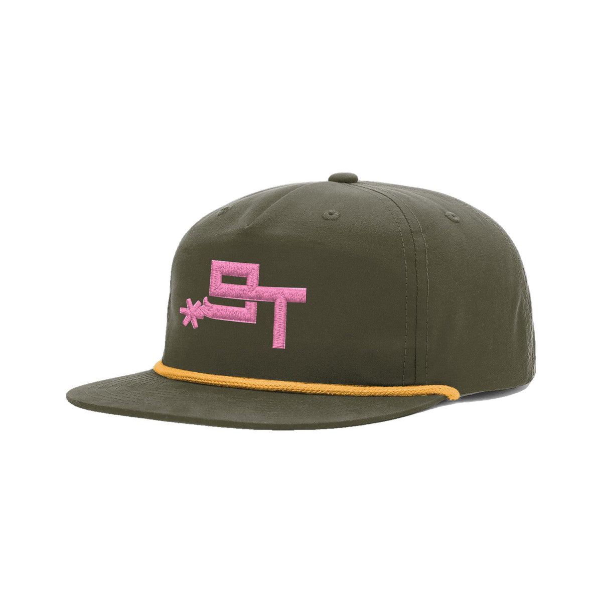 9T Spur Richardson 256 Hat / Loden/Gold / angle on white