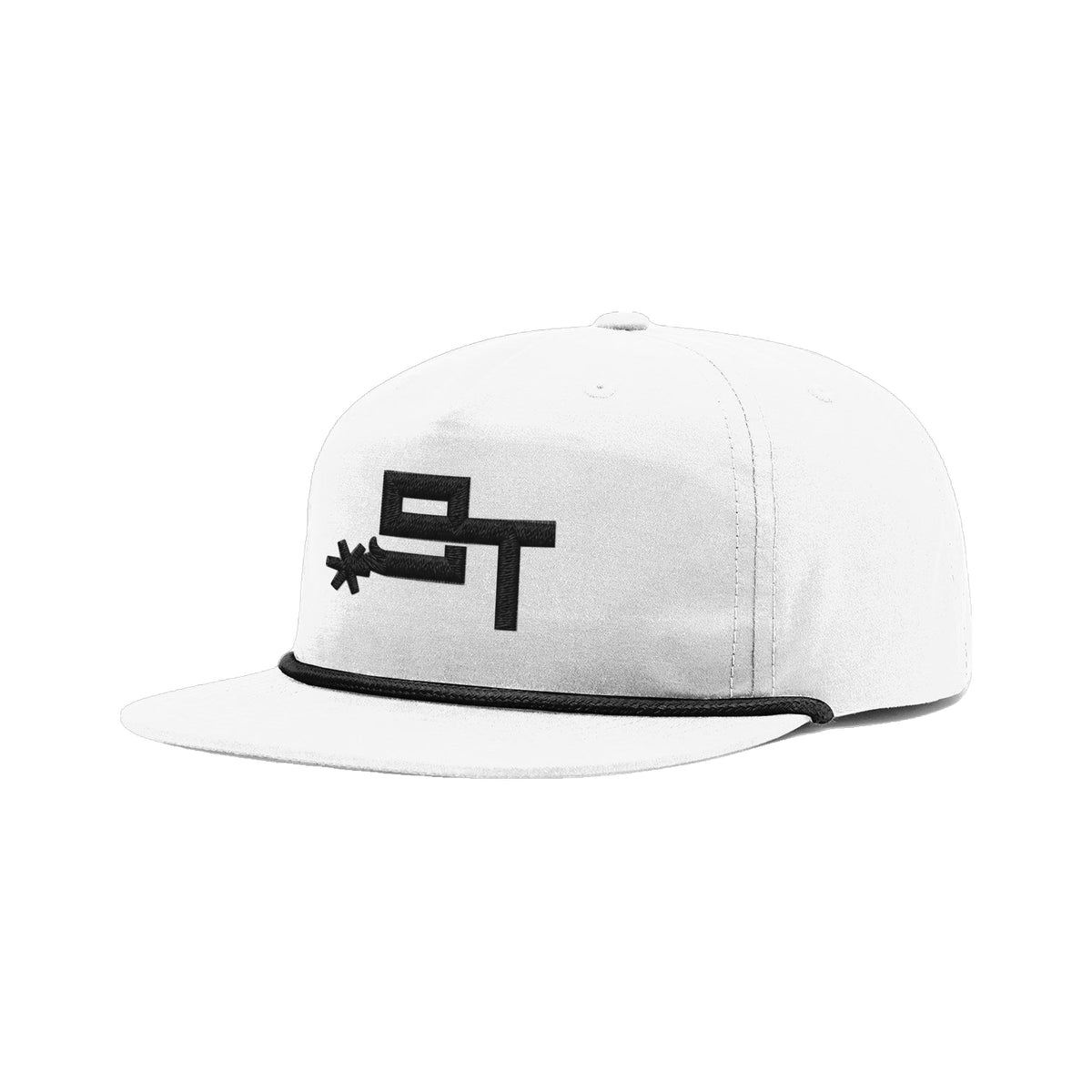 9T Spur Richardson 256 Hat / White/Black / Black / angle on white