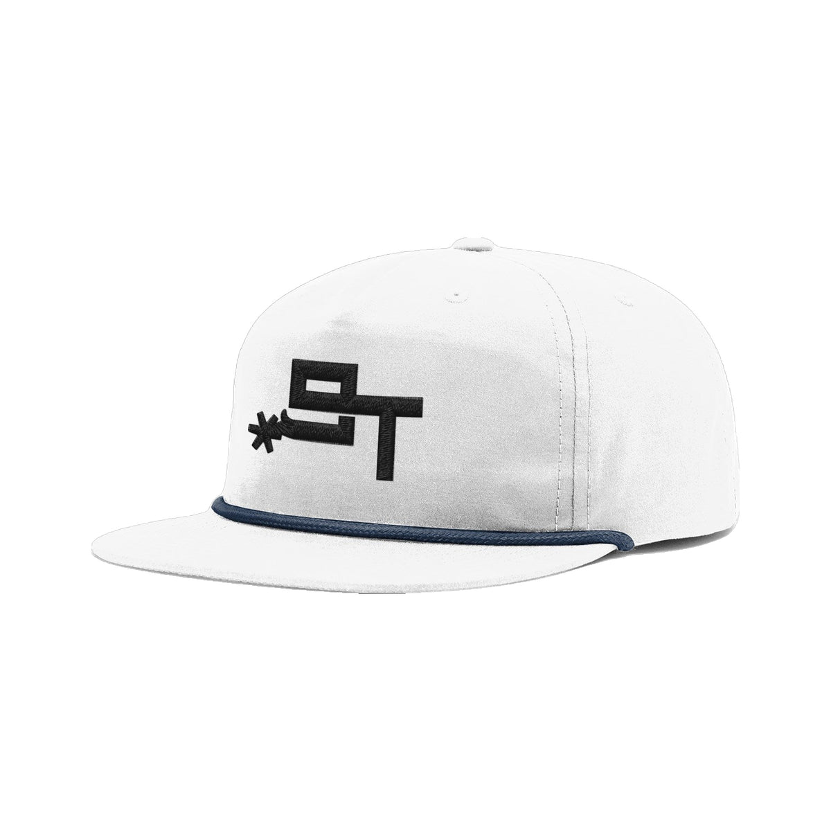 9T Spur Richardson 256 Hat / White/Light Navy / Black / angle on white