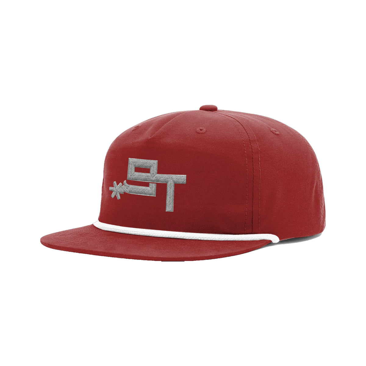 9T Spur Richardson 256 Hat / Cardinal/White / angle on white