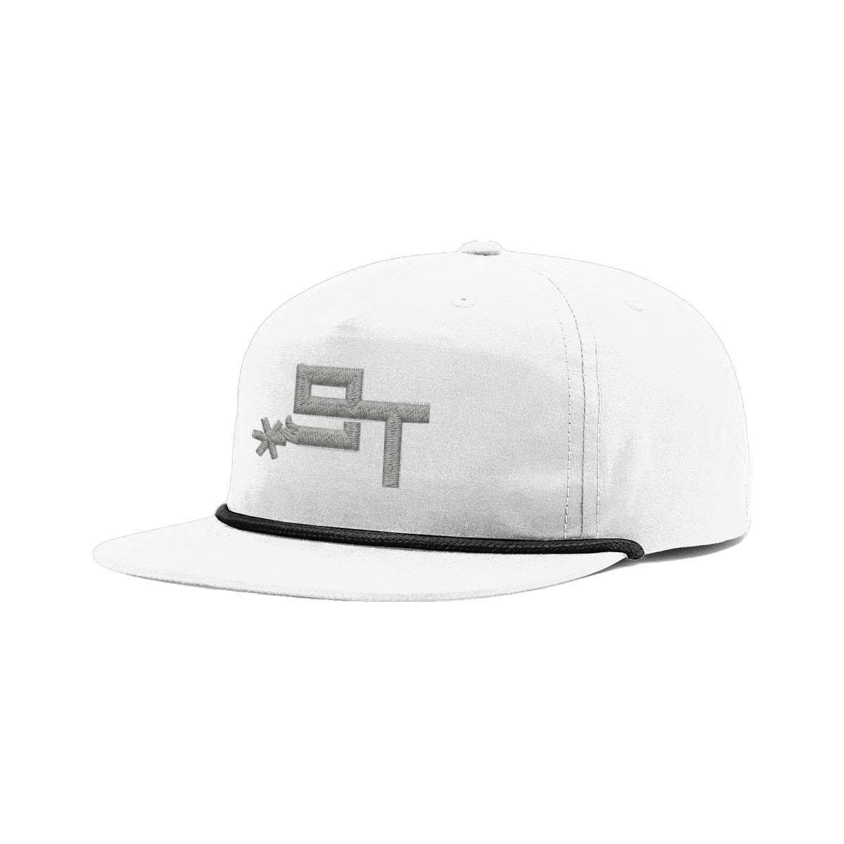 9T Spur Richardson 256 Hat / White/Black / Grey / angle on white