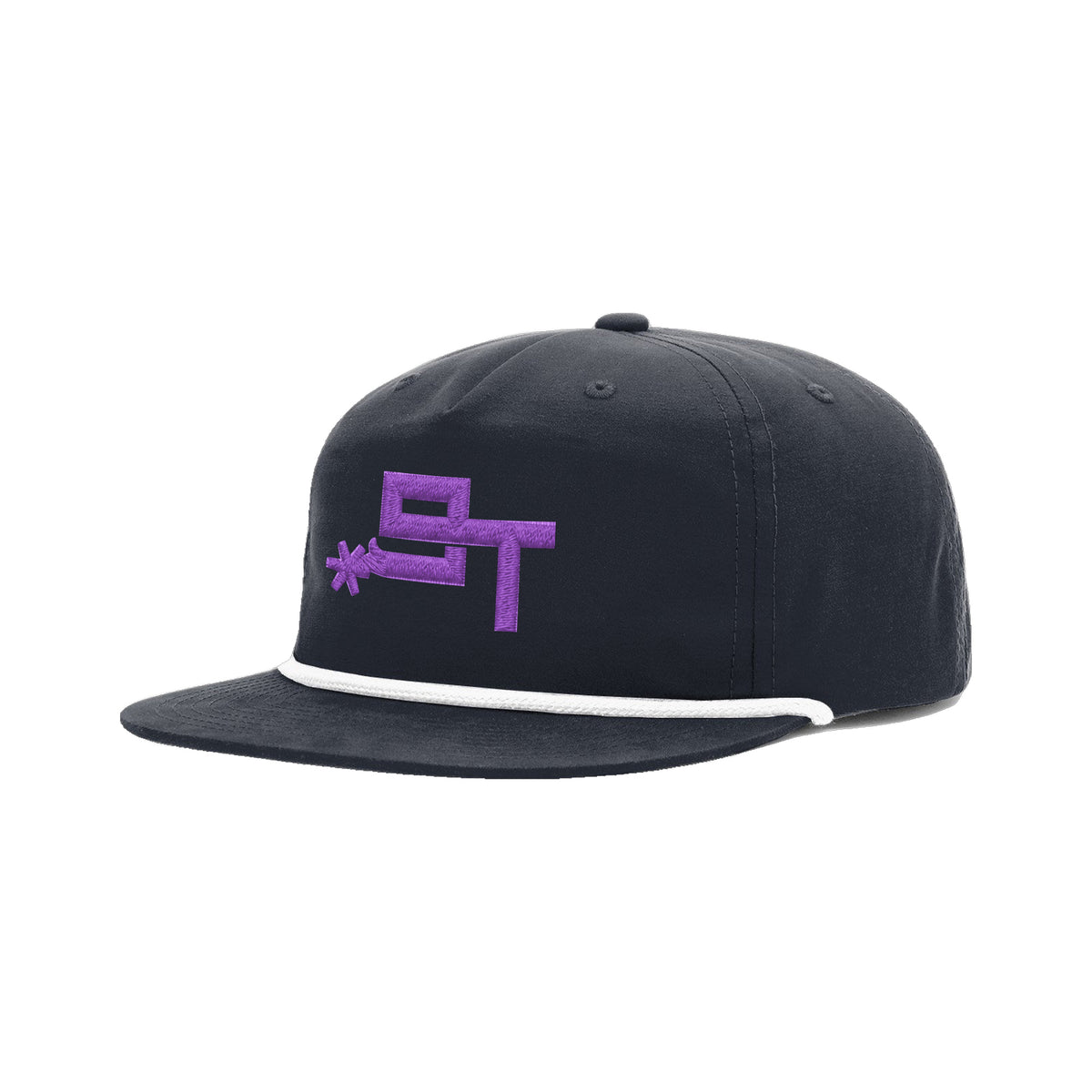 9T Spur Richardson 256 Hat / Midnight Navy/White / angle on white