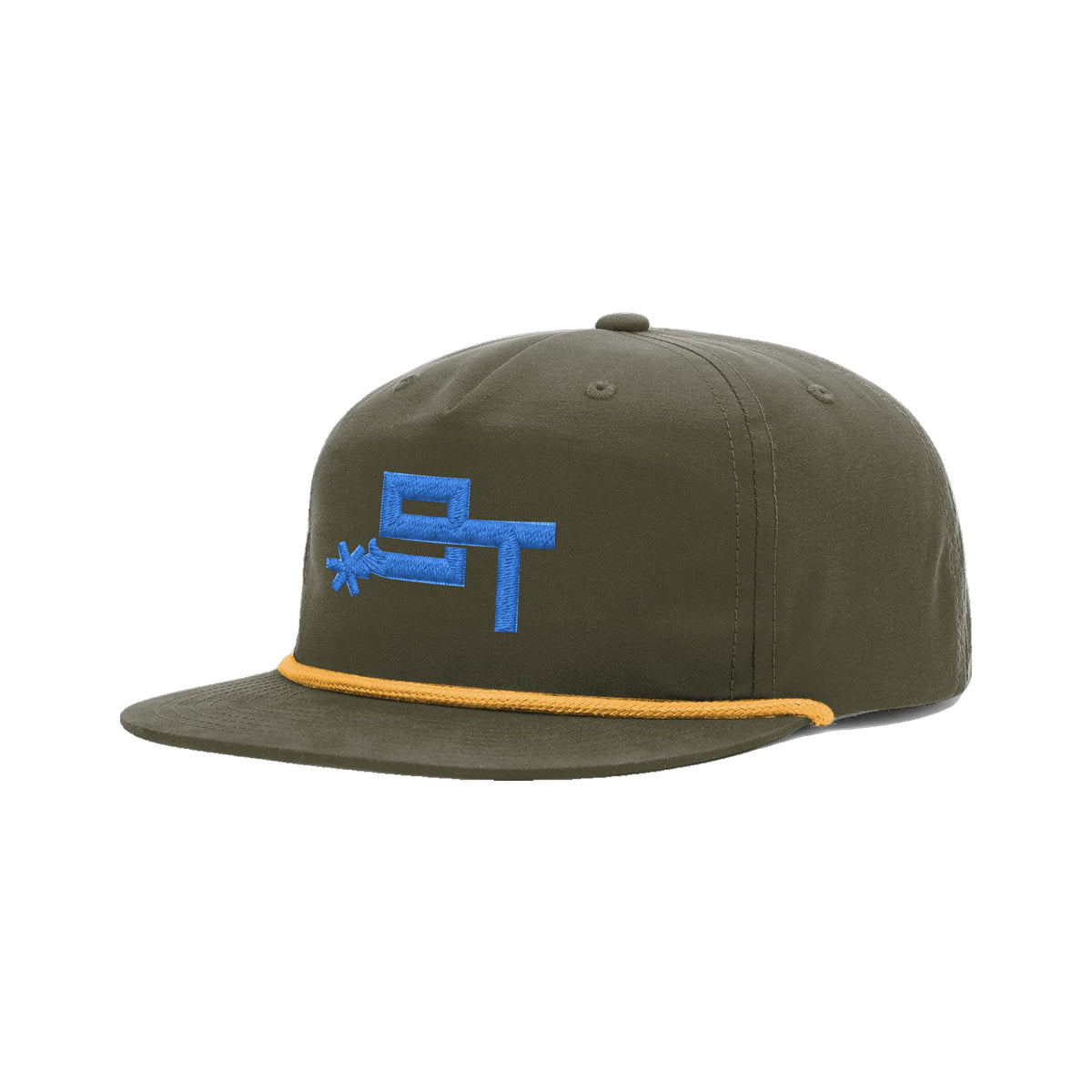 9T Spur Richardson 256 Hat / Loden/Gold / angle on white